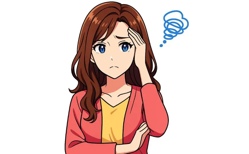 在宅副業を始める前に確認ポイントを考える30代ママのイラスト